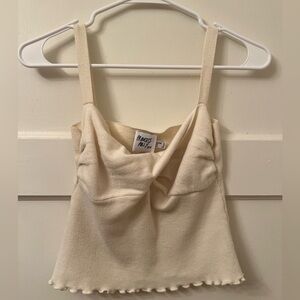 Cream tank top